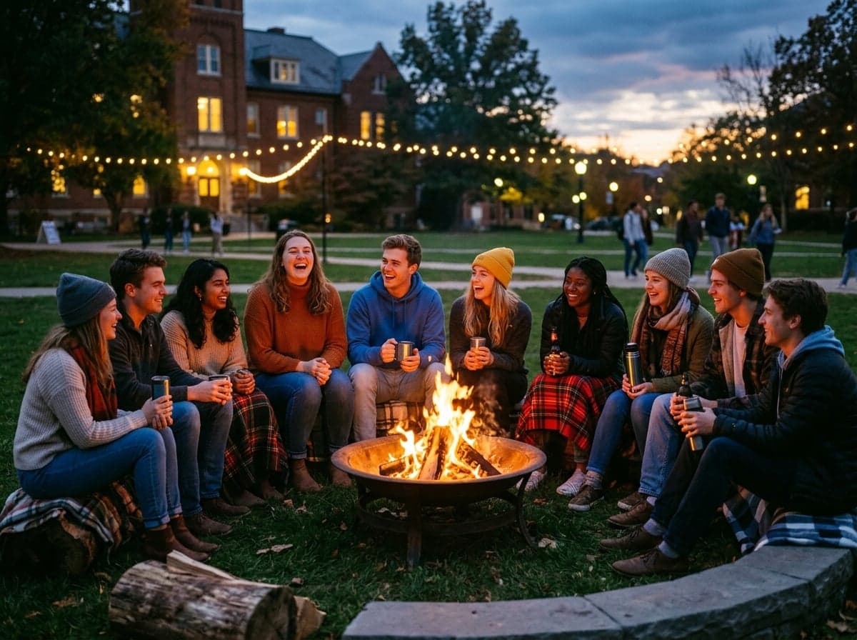 Students sitting together in a circle